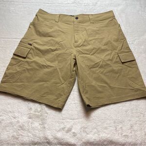 Orvis Khaki Voyager Tech Outdoor Stretch Shorts Size 36